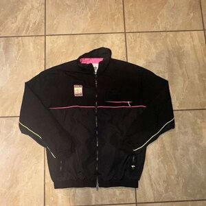 Black Adidas Adiplore Polar Track Jacket Windbreaker Size L